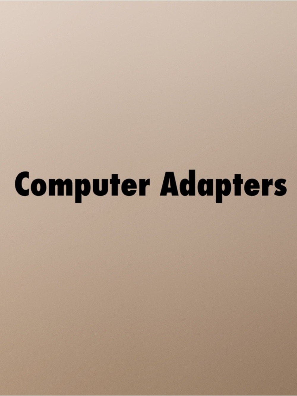 Computer Adapters - Picture 1 of 1